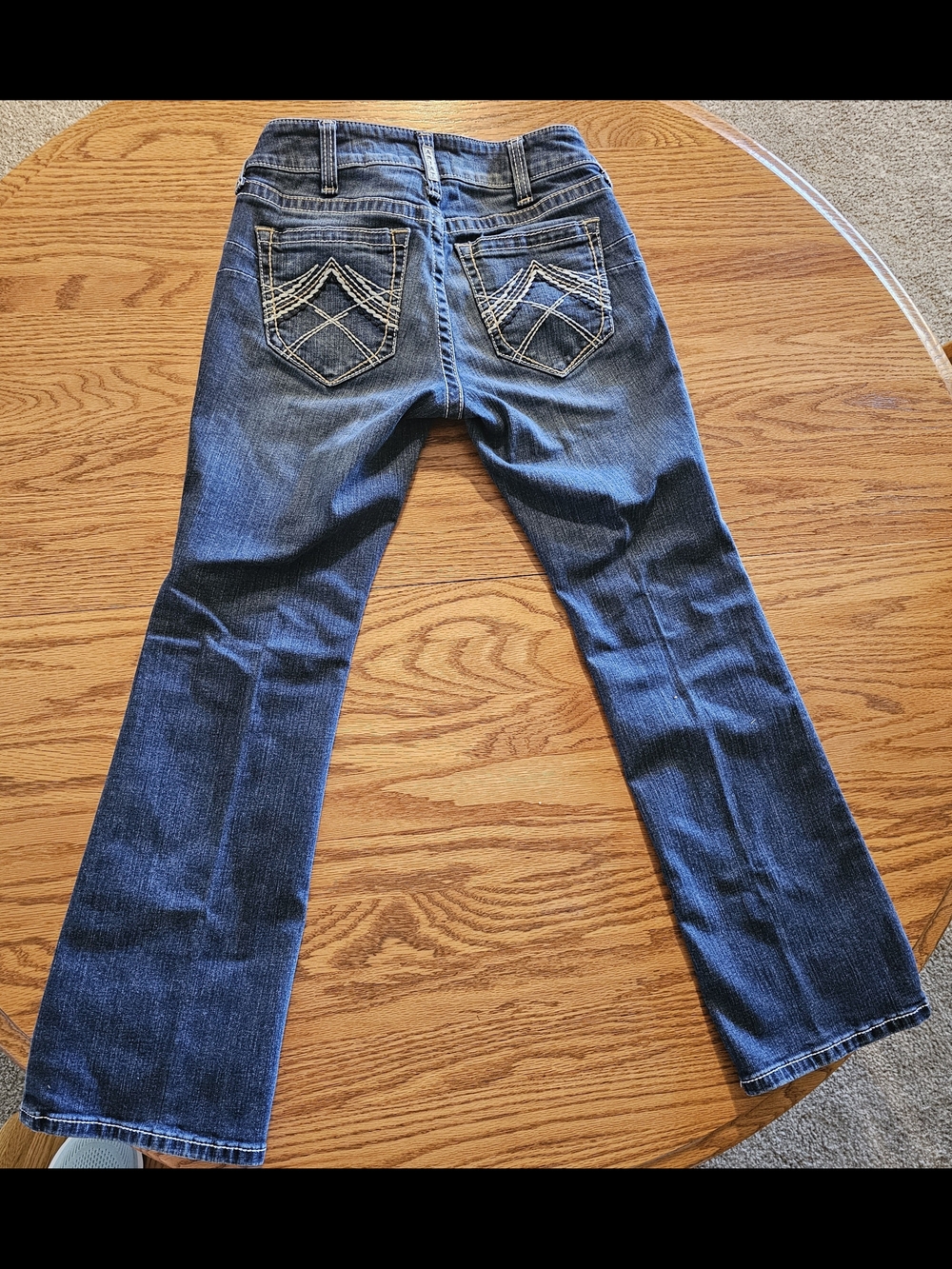 Ariat Women's Blue Boot Cut Jeans 28S - Picture 2 of 3